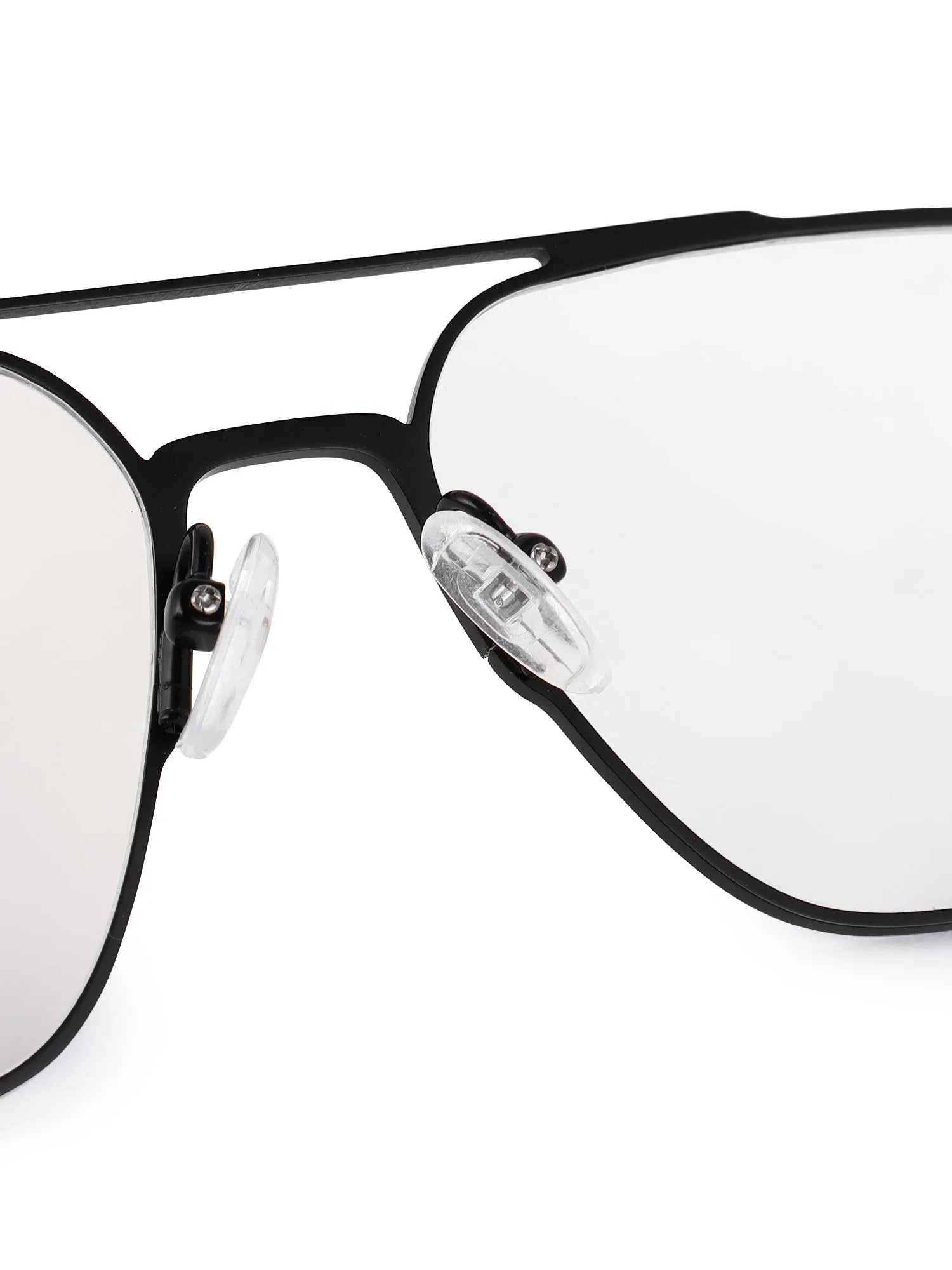 Avelora | Black Large Full Rim Rectangle Clip-on for Men & Women [UV-protected]