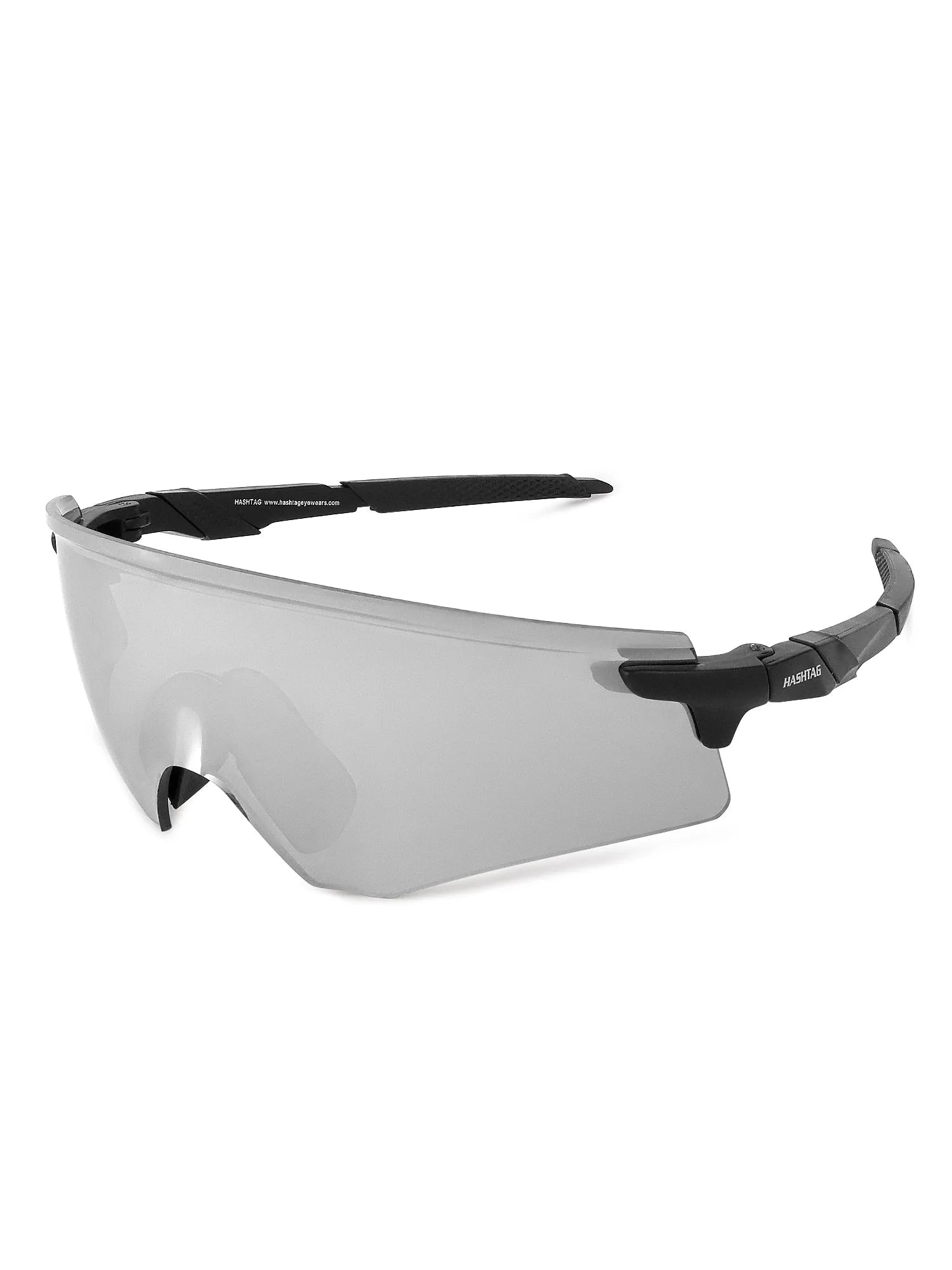 Drakion | Black/Blue Medium Rim Less Shield Sports for Men & Women [UV-protected]