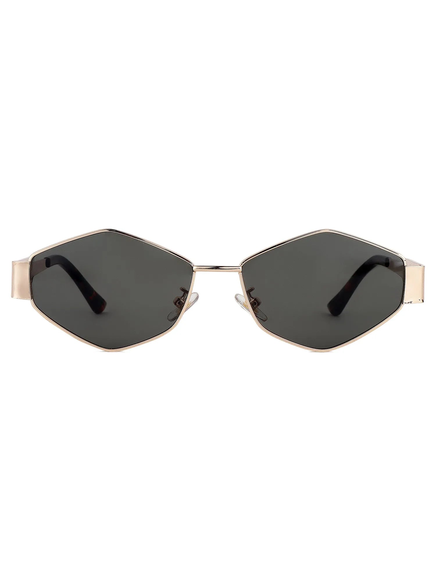 Exarion | Green Large Full Rim Diamond Sunglasses for Women [UV-protected]