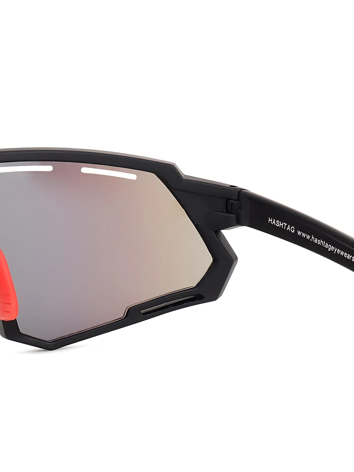 Myrion | Black Medium Full Rim Shield Sports for Men & Women [UV-protected]