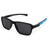 Rift | Sky Blue Large Full Rim RECTANGLE Sports for Men & Women [Polarized]