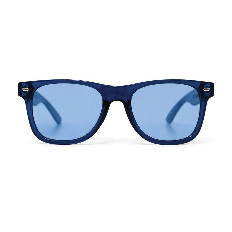 Classic Combo Pack of 3 | Blue,Brown,Black Medium Full Rim Wayfarer Sunglasses for Men [Polarized]