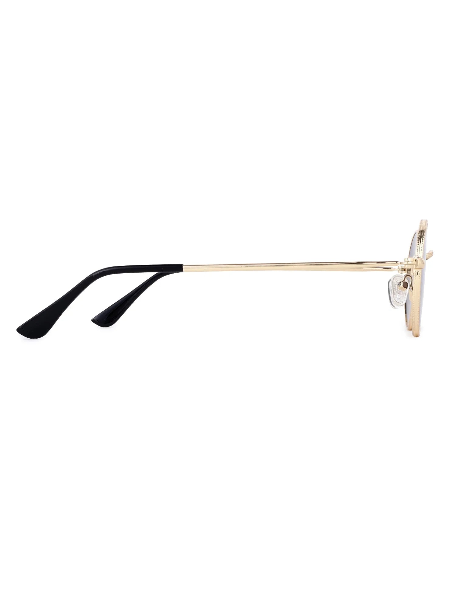 Nimbra | Golden Small Full Rim Oval Sunglasses for Women [UV-protected]