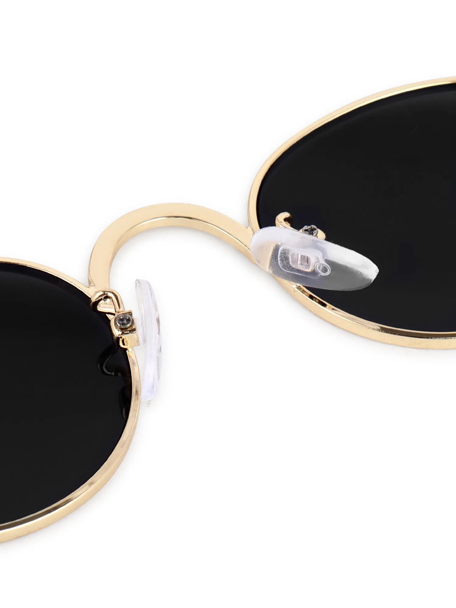 Nylora | Grey Small Full Rim Round Sunglasses for Kids [UV-protected]