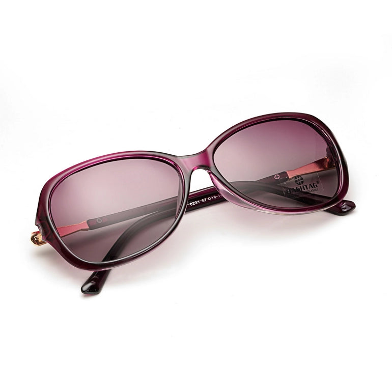 Hashtag Exclusive Butterfly Sunglasses for Women -8231-purple