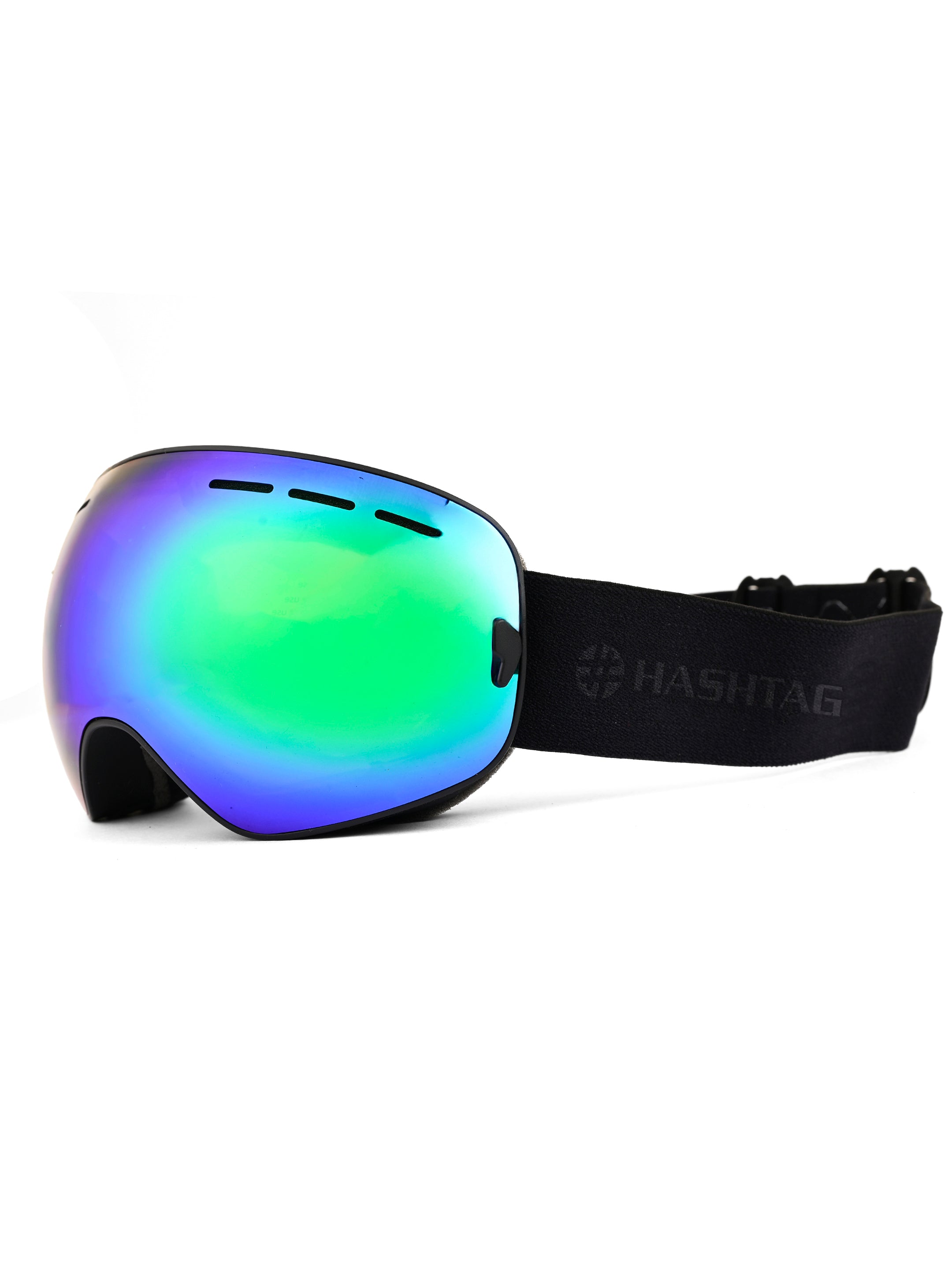Turbo | Green Large Full Rim Visor Sports Sunglasses for Men & Women [UV-protected]