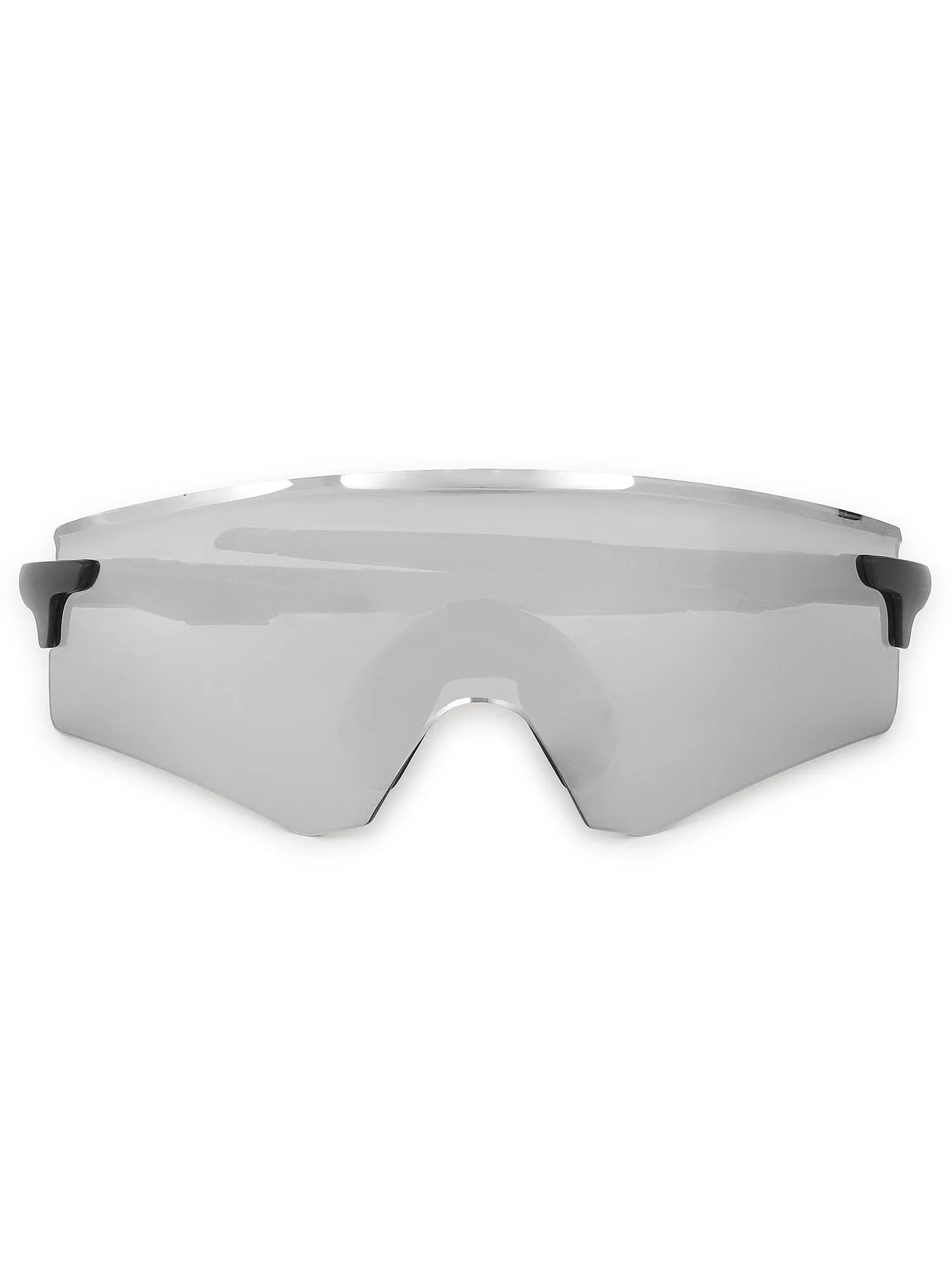 Drakion | Black/Blue Medium Rim Less Shield Sports Glasses for Men & Women [UV-protected]
