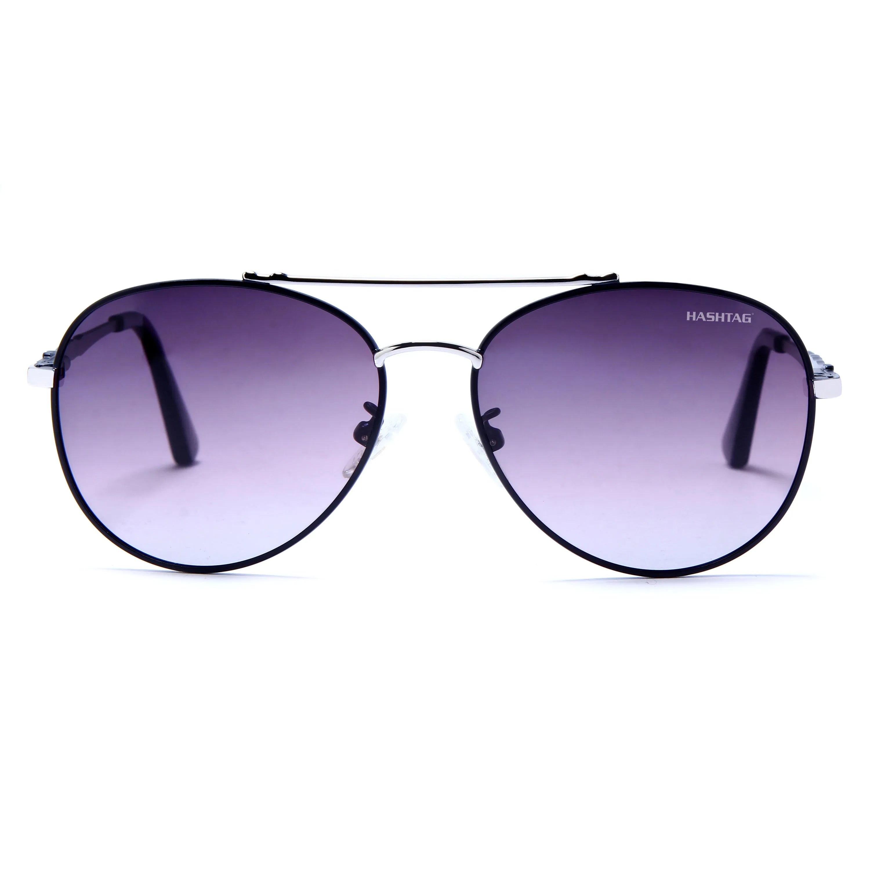 Valtor | Gradient Pink Small Full Rim Aviator Sunglasses for Men & Women [Polarized]
