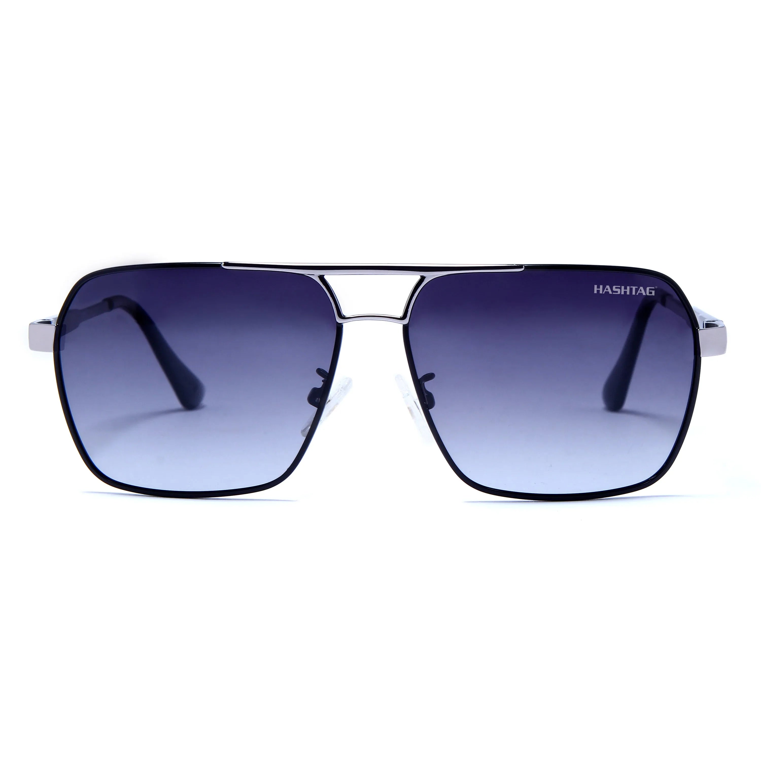 Inferna | Gradient Blue Medium Full Rim RECTANGLE Sunglasses for Men & Women [Polarized]