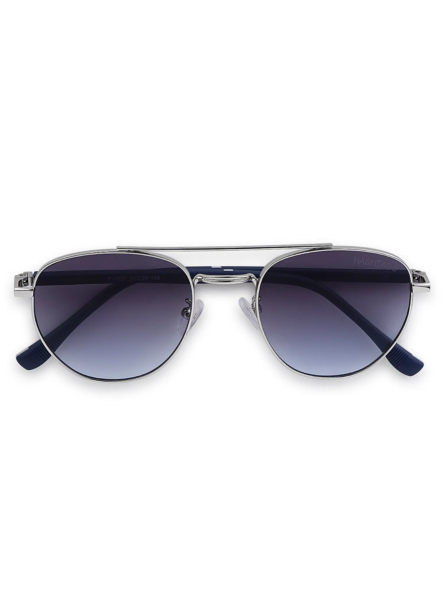 Valkyra | Gradient Blue Large Full Rim Aviator Sunglasses for Men & Women [UV-protected]