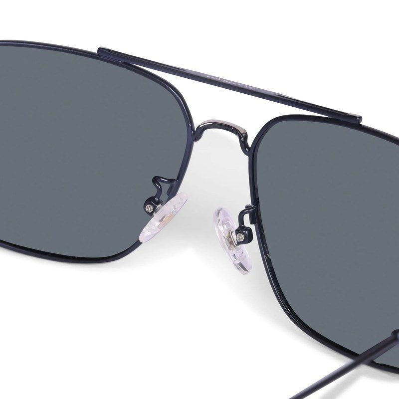 Unity Grey Medium Full Rim Square Sunglasses for Men & Women — Hashtag Eyewears