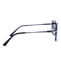 Kynra Silver & Black Large Full Rim Aviator Sunglasses for Men & Women — Hashtag Eyewears