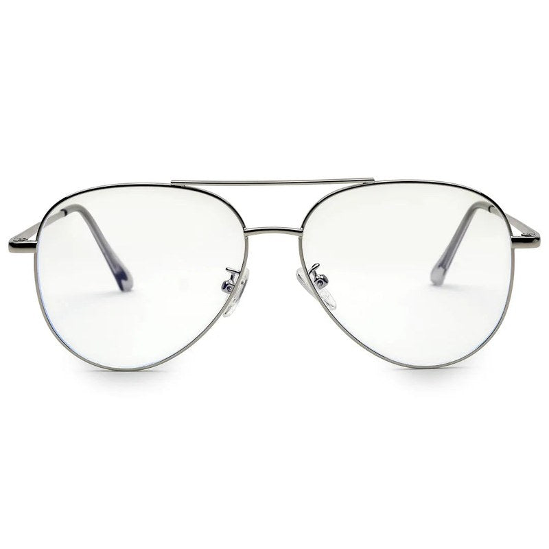 Silver aviator sunglasses — Hashtag Eyewears