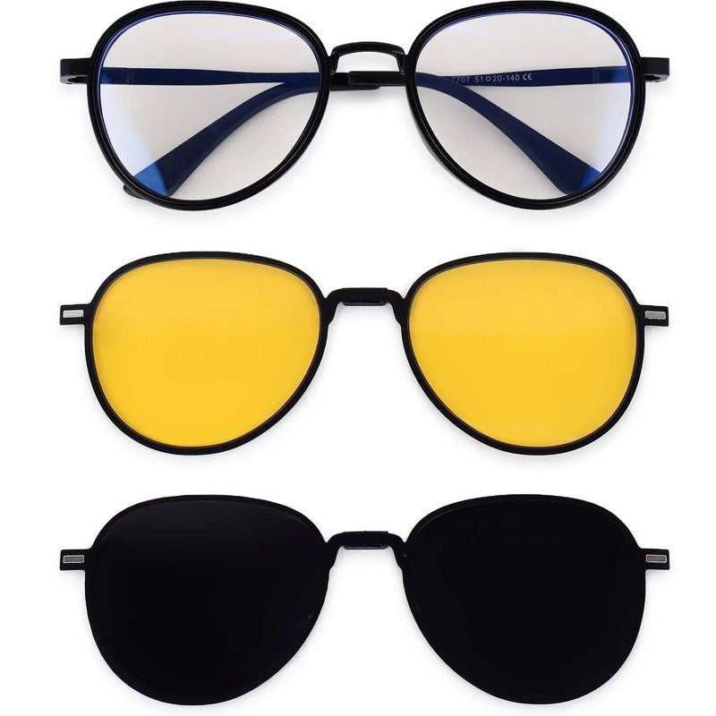 Black aviator sunglasses — Hashtag Eyewears