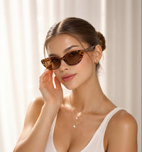 Ultravox | Tiger-Black-Brown Medium Full Rim Cat-Eye Sunglasses for Women [UV-protected] HASHTAG X WHITECHERRY