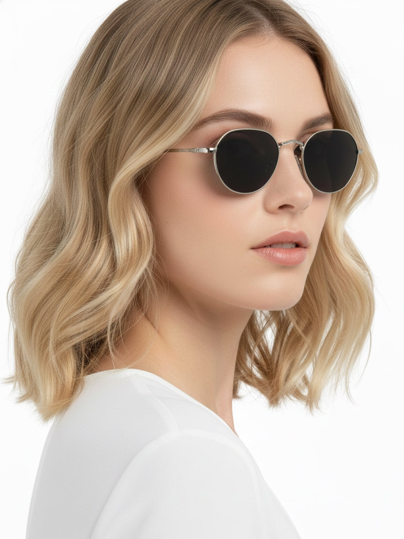 Veylara | Black Medium Full Rim Oval Sunglasses for Men [UV-protected]