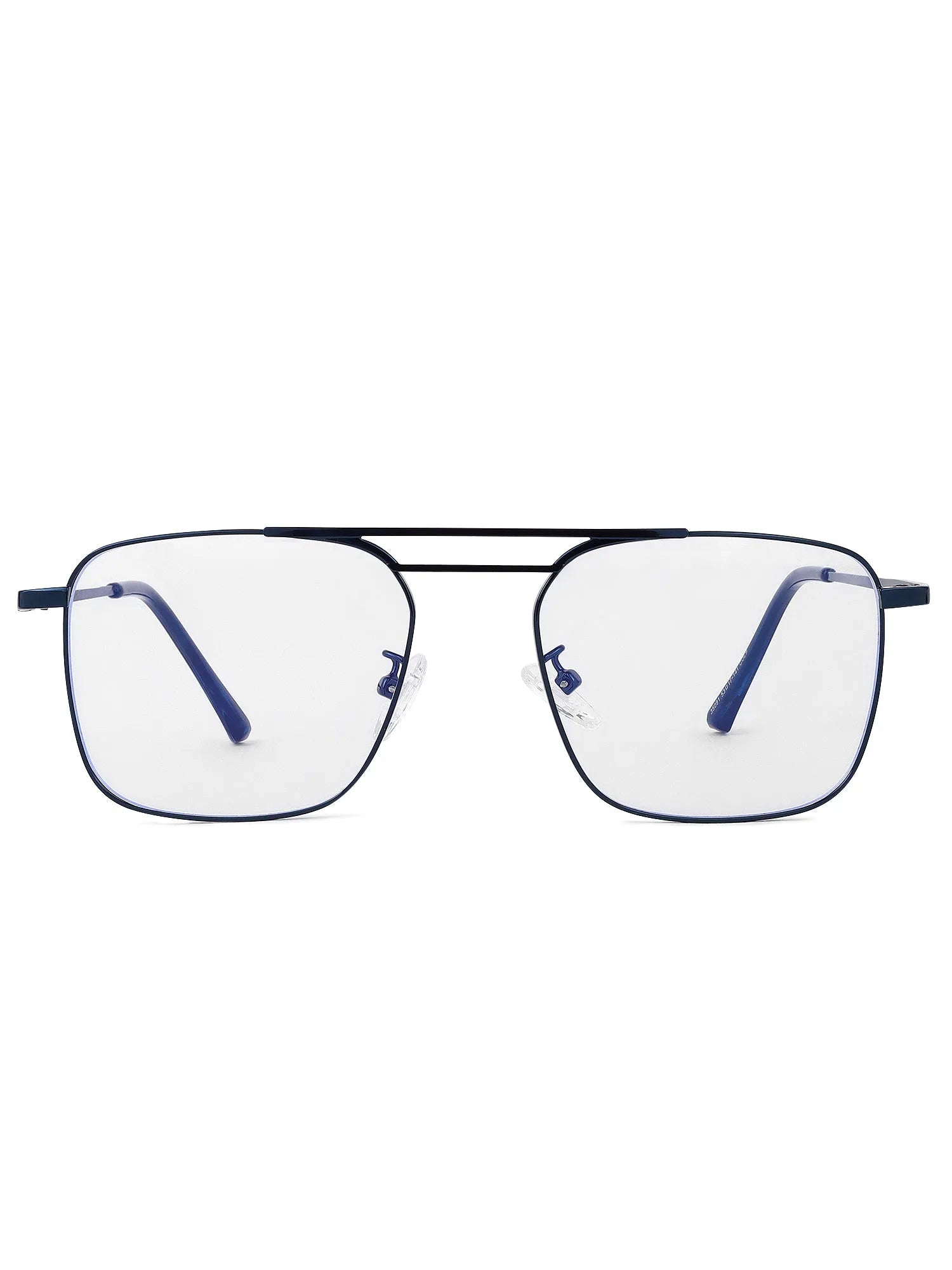 Neuron | Blue Medium Full Rim RECTANGLE Computer Glasses for Men & Women [Blue Block]