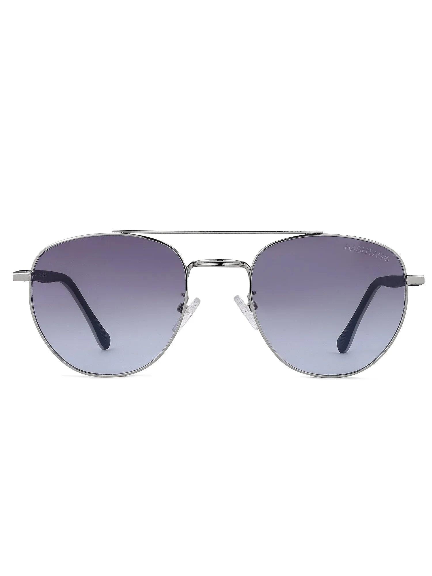 Valkyra | Gradient Blue Large Full Rim Aviator Sunglasses for Men & Women [UV-protected]
