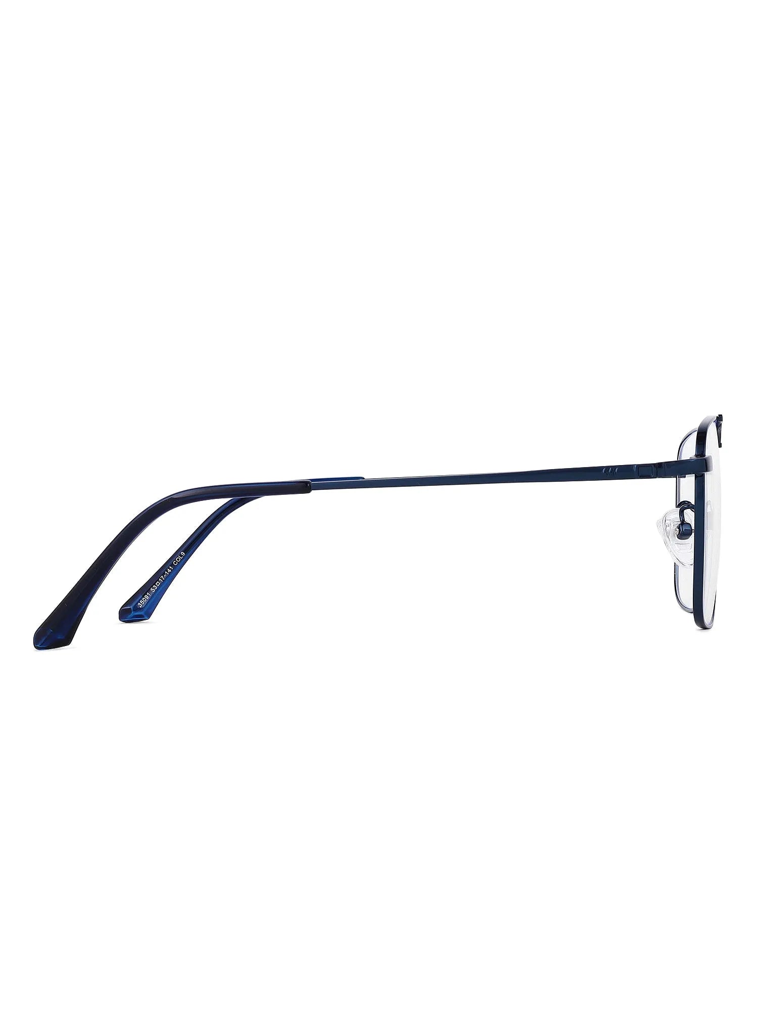 Neuron | Blue Medium Full Rim RECTANGLE Computer Glasses for Men & Women [Blue Block]