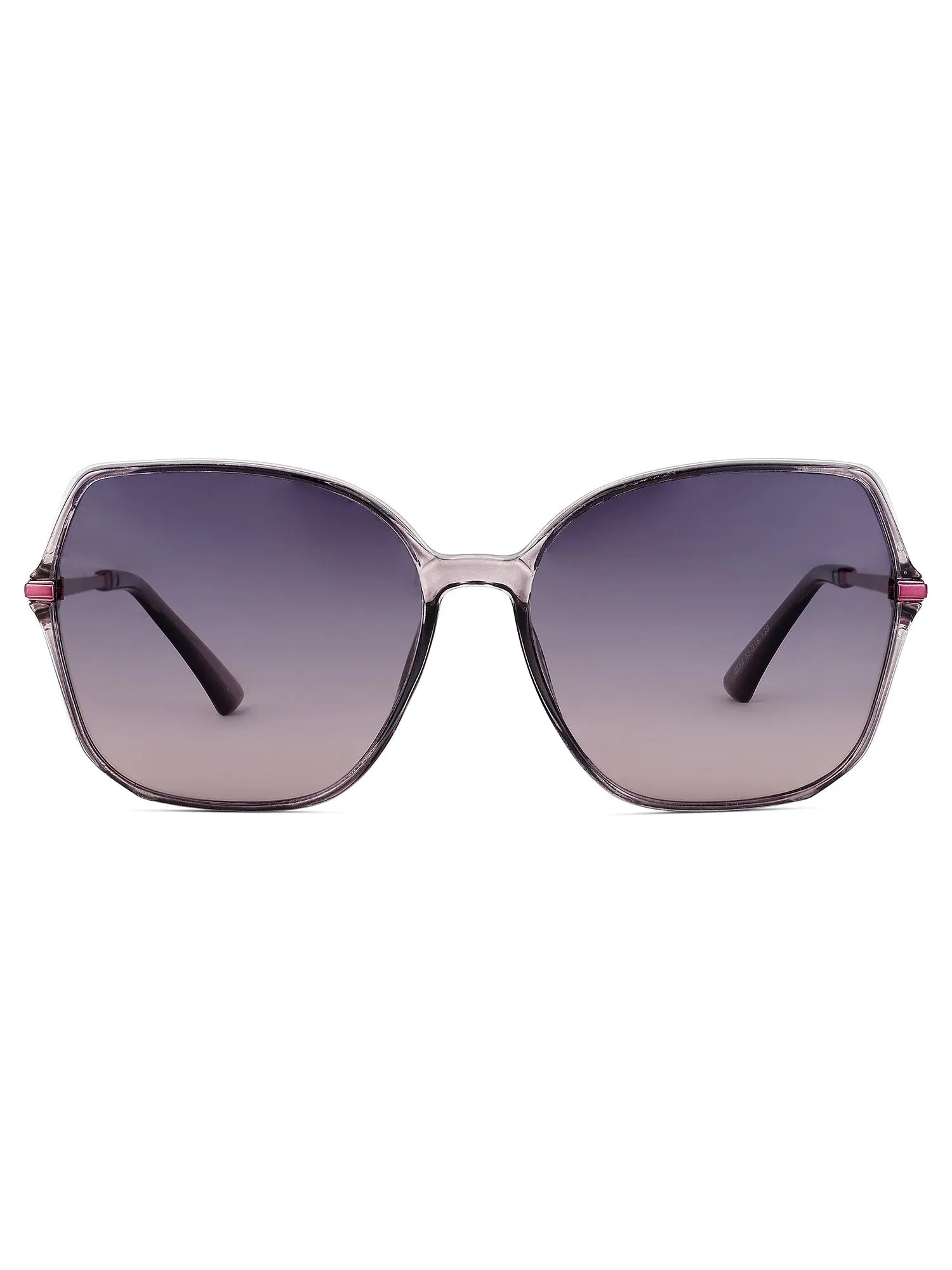 Sireon | Purple Large Full Rim Square Sunglasses for Women [Polarized]