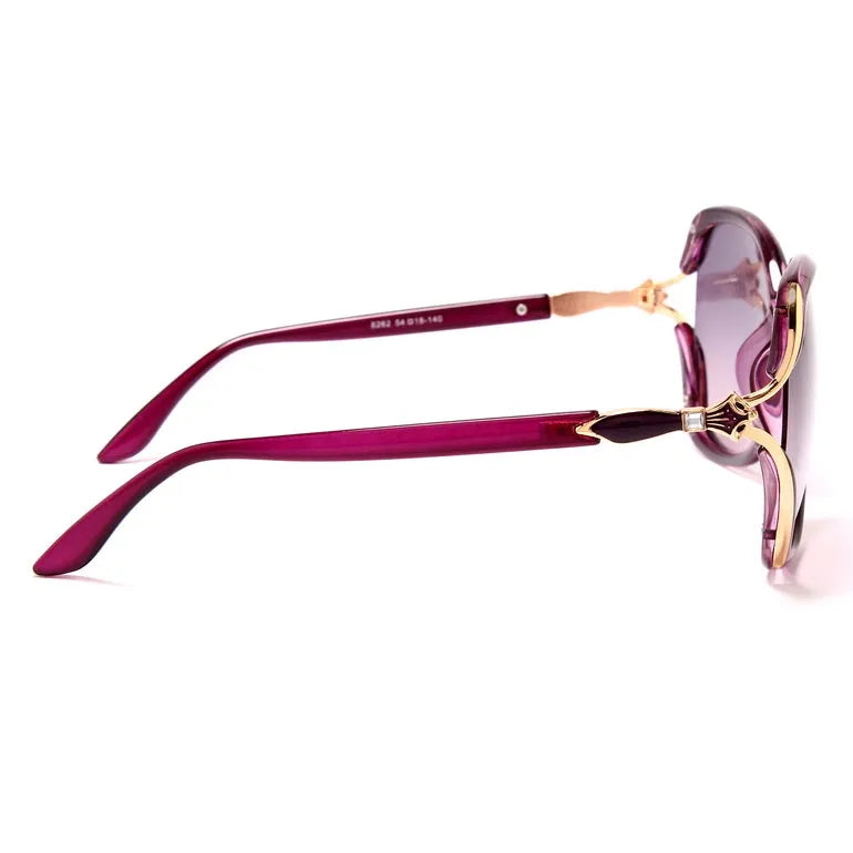 Arcadia | Purple Medium Full Rim Butterfly Sunglasses for Women [Polarized]