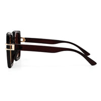 Valoria | Brown Large Full Rim Square Sunglasses for Women [UV-protected]