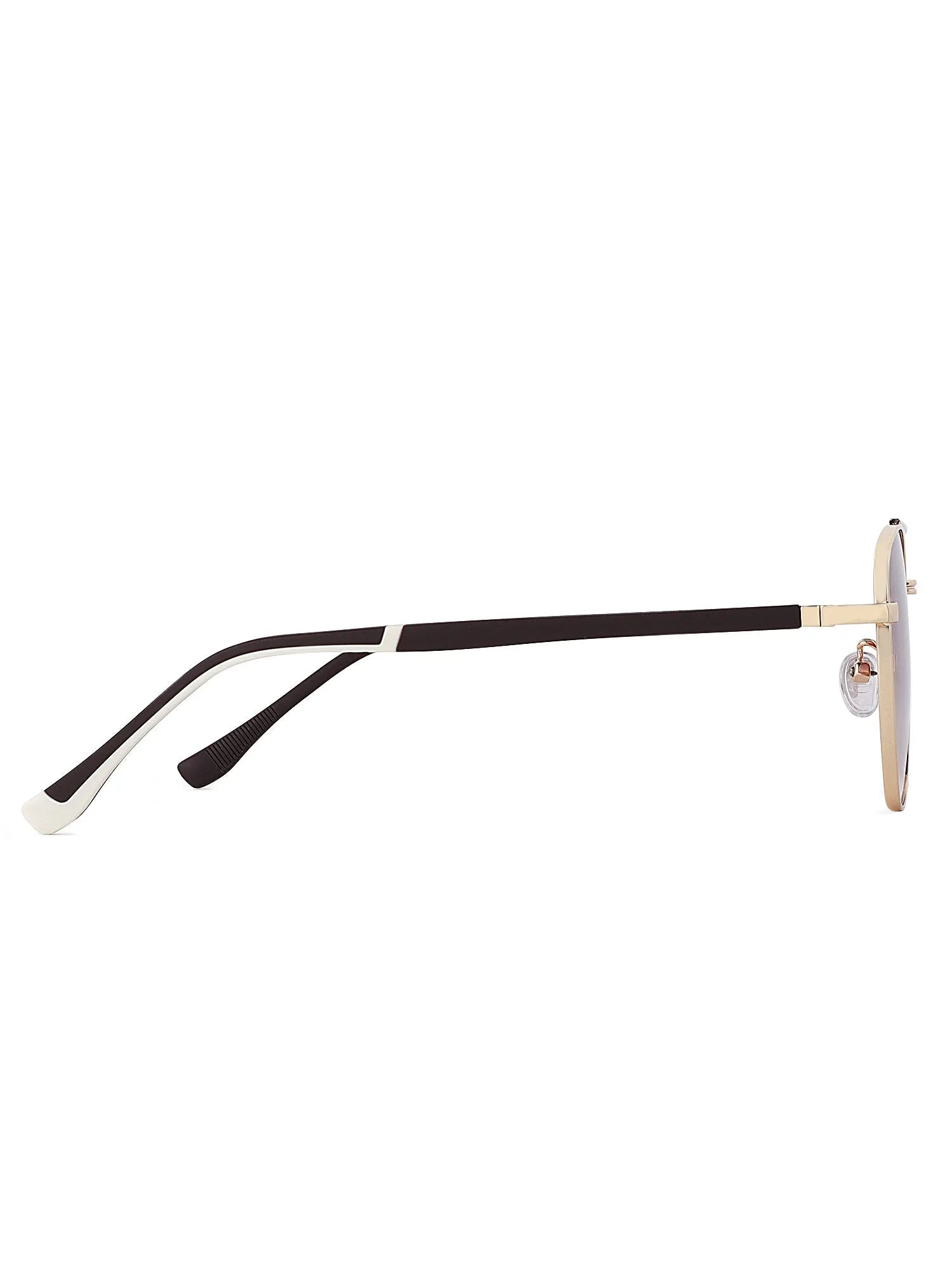Valkyra | Gradient Brown Large Full Rim Aviator Sunglasses for Men & Women [UV-protected]