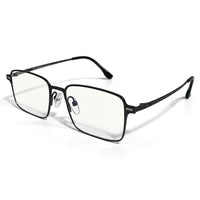 Crystar | Grey Medium Full Rim Rectangle Clip-on for Men & Women [Clip-on]