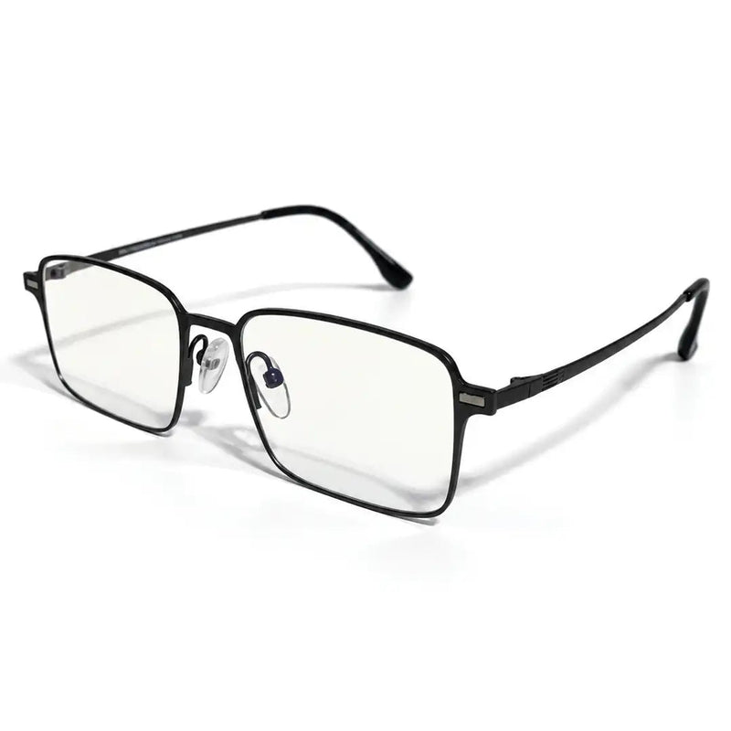 Crystar | Grey Medium Full Rim Rectangle Clip-on for Men & Women [Clip-on]