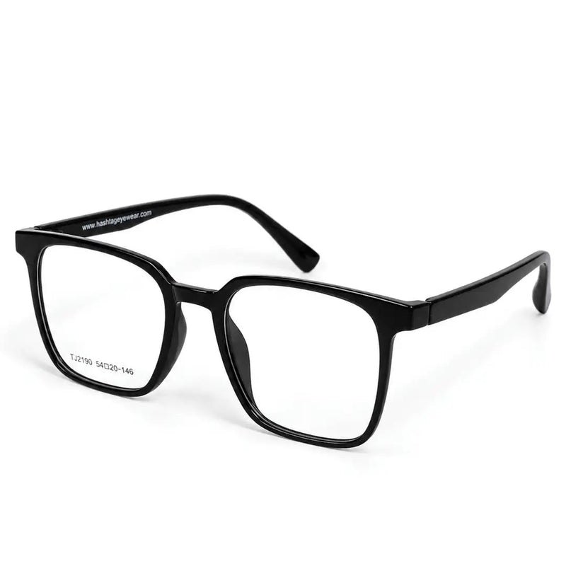 Blaze | Black Medium Full Rim Wayfarer Clip-on for Men & Women [Clip-on]