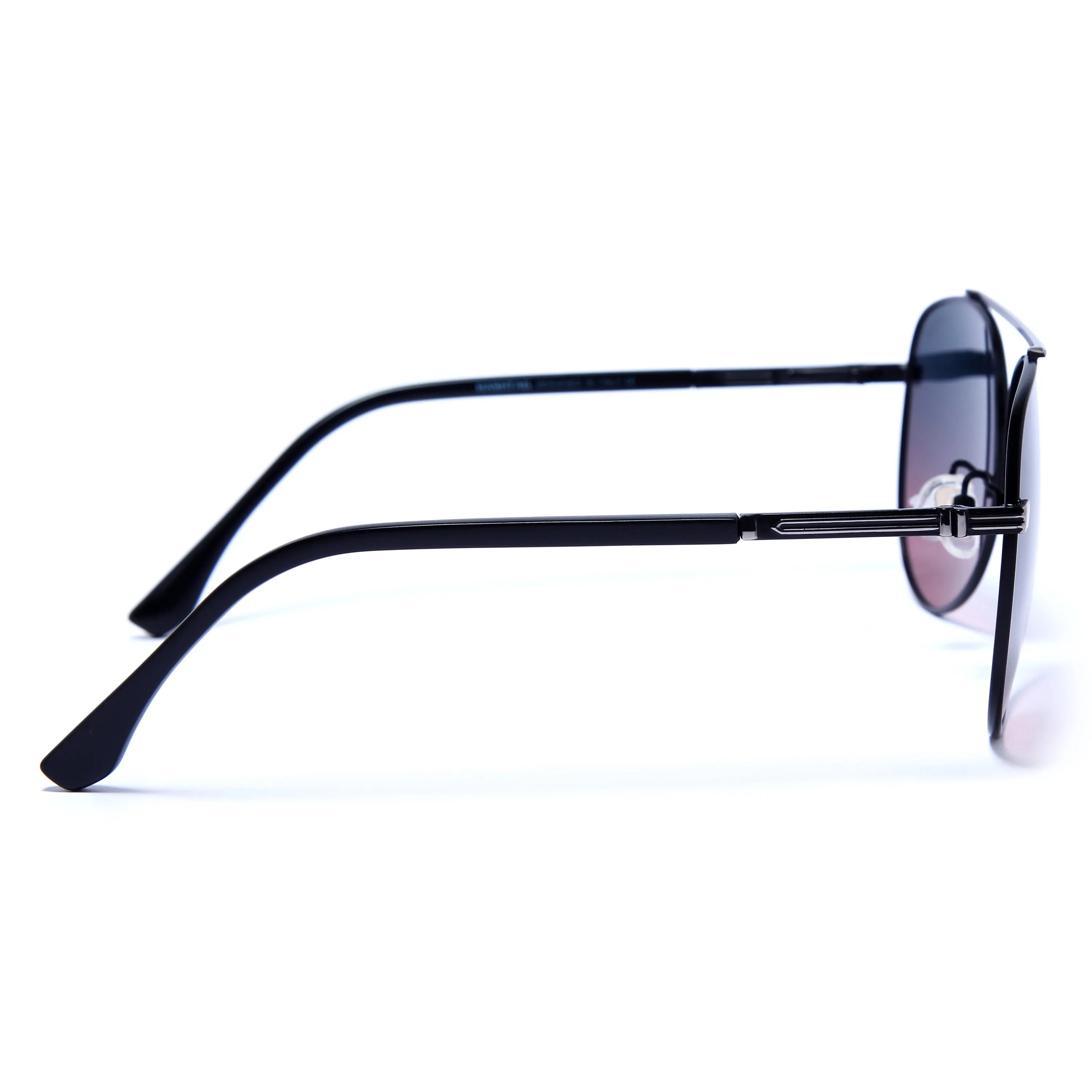Ambience | Gradient Blue Pink Large Full Rim Aviator Sunglasses for Men & Women [Polarized]