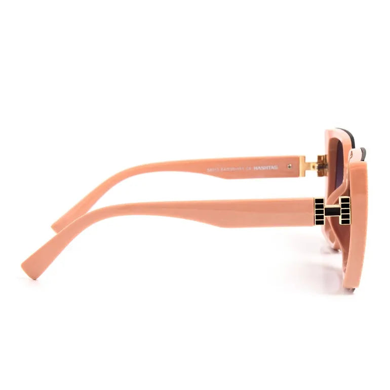 Rapture | Pink Large Full Rim Square Sunglasses for Women [UV-protected]
