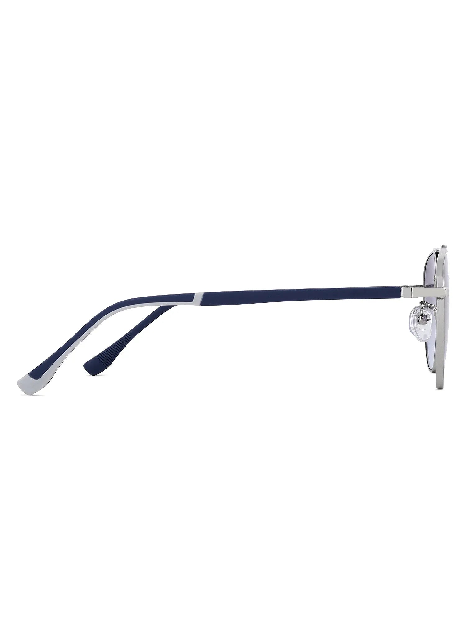 Valkyra | Gradient Blue Large Full Rim Aviator Sunglasses for Men & Women [UV-protected]