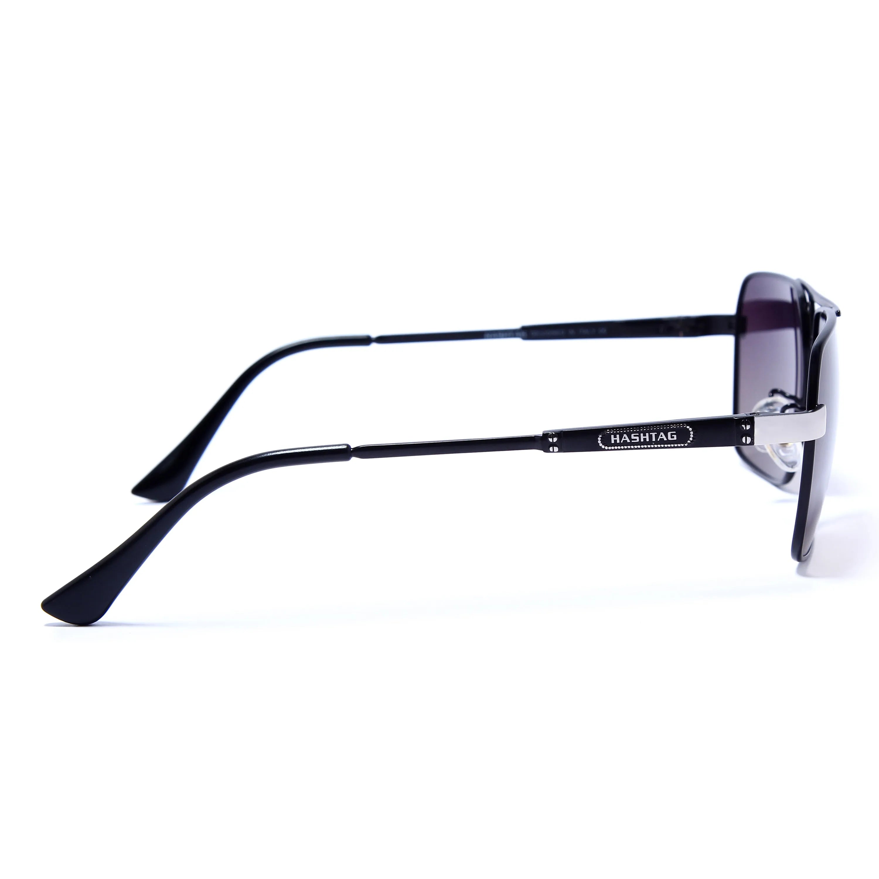 Inferna | Gradient Purple brown Medium Full Rim RECTANGLE Sunglasses for Men & Women [Polarized]