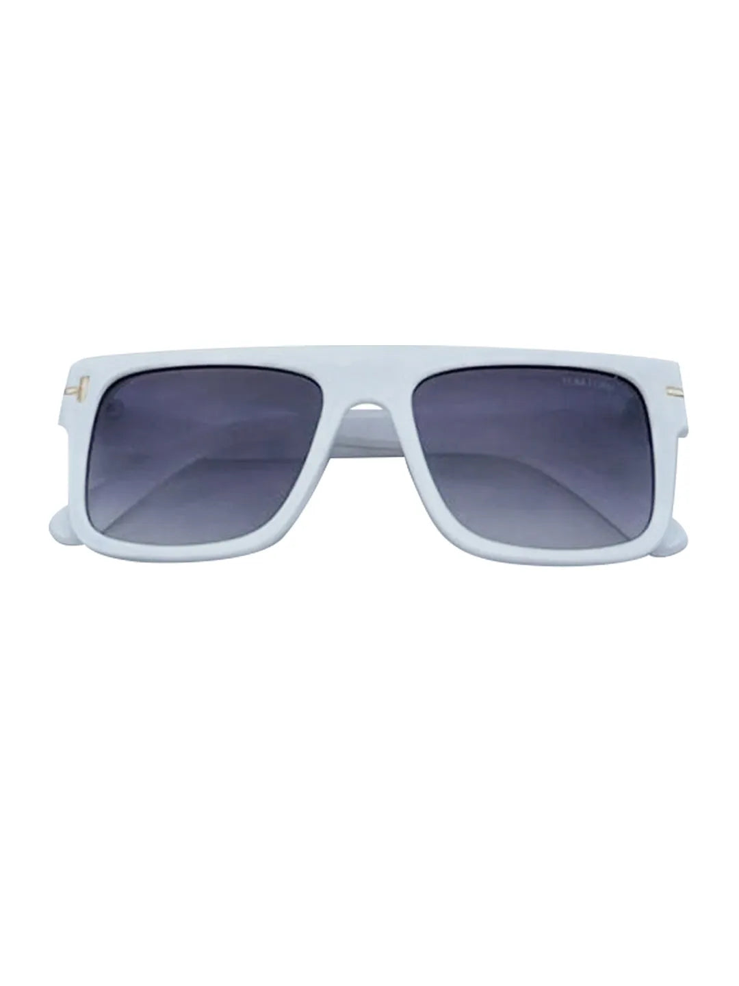 Helios | White Oversized Full Rim Square Sunglasses for Men & Women [UV-protected]