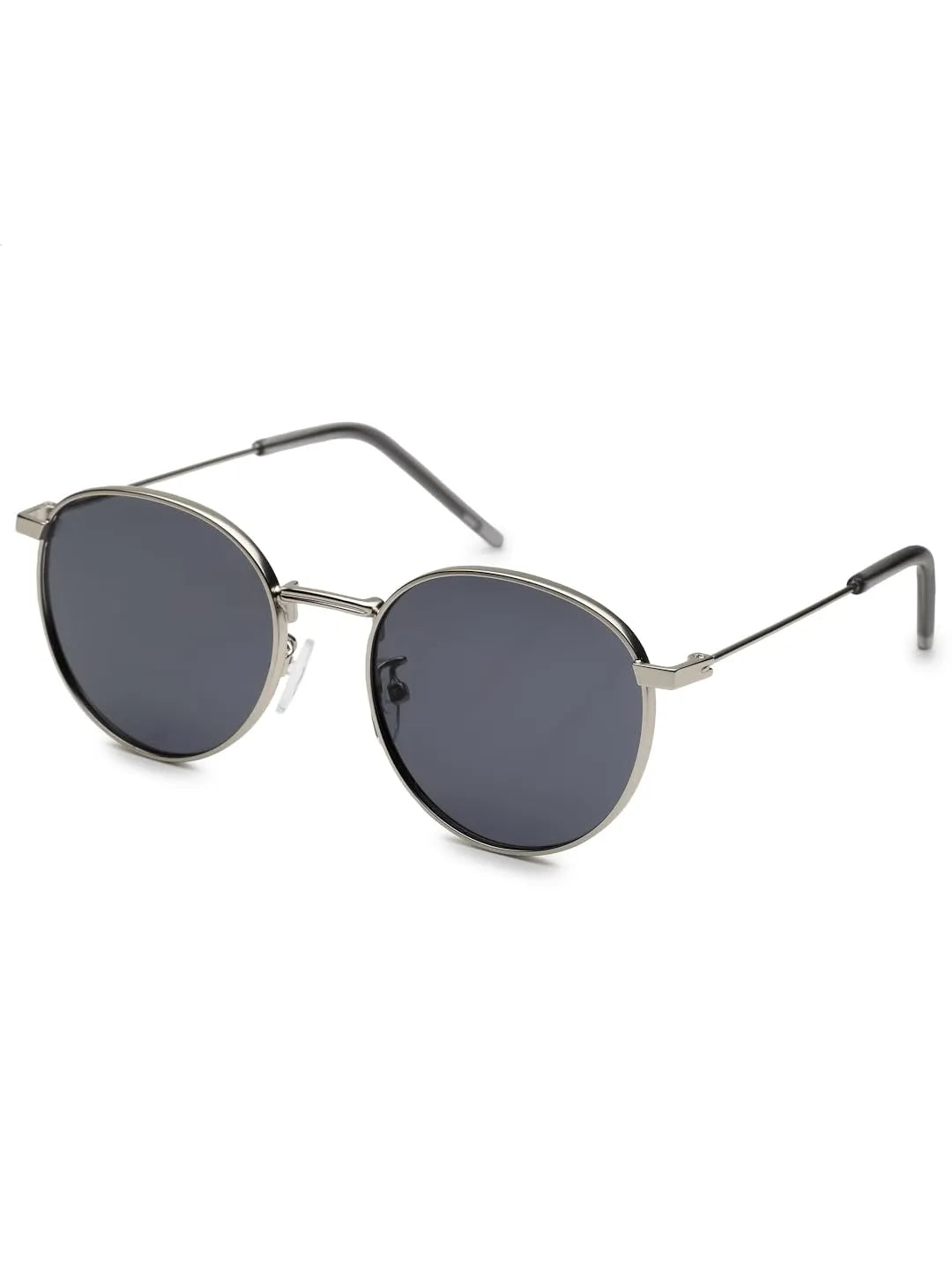 Chronis | Grey Medium Full Rim Oval Sunglasses for Kids [UV-protected]