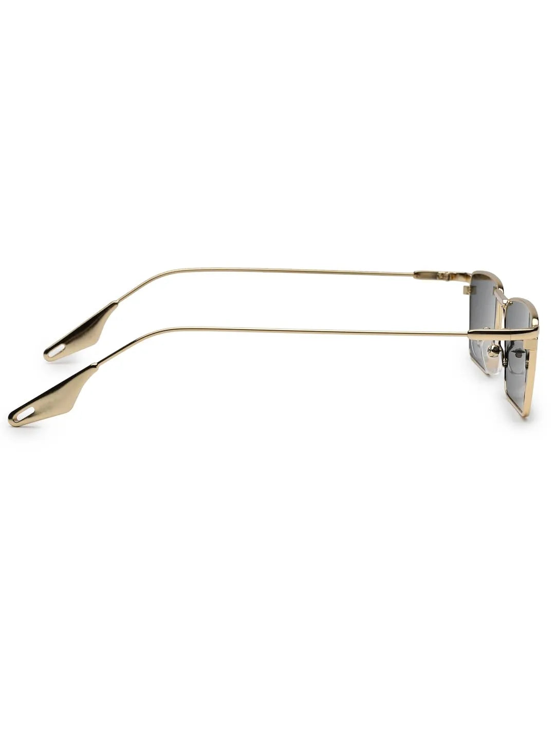 Skyfall | Golden Medium Full Rim Rectangle Sunglasses for Men & Women [UV-protected]