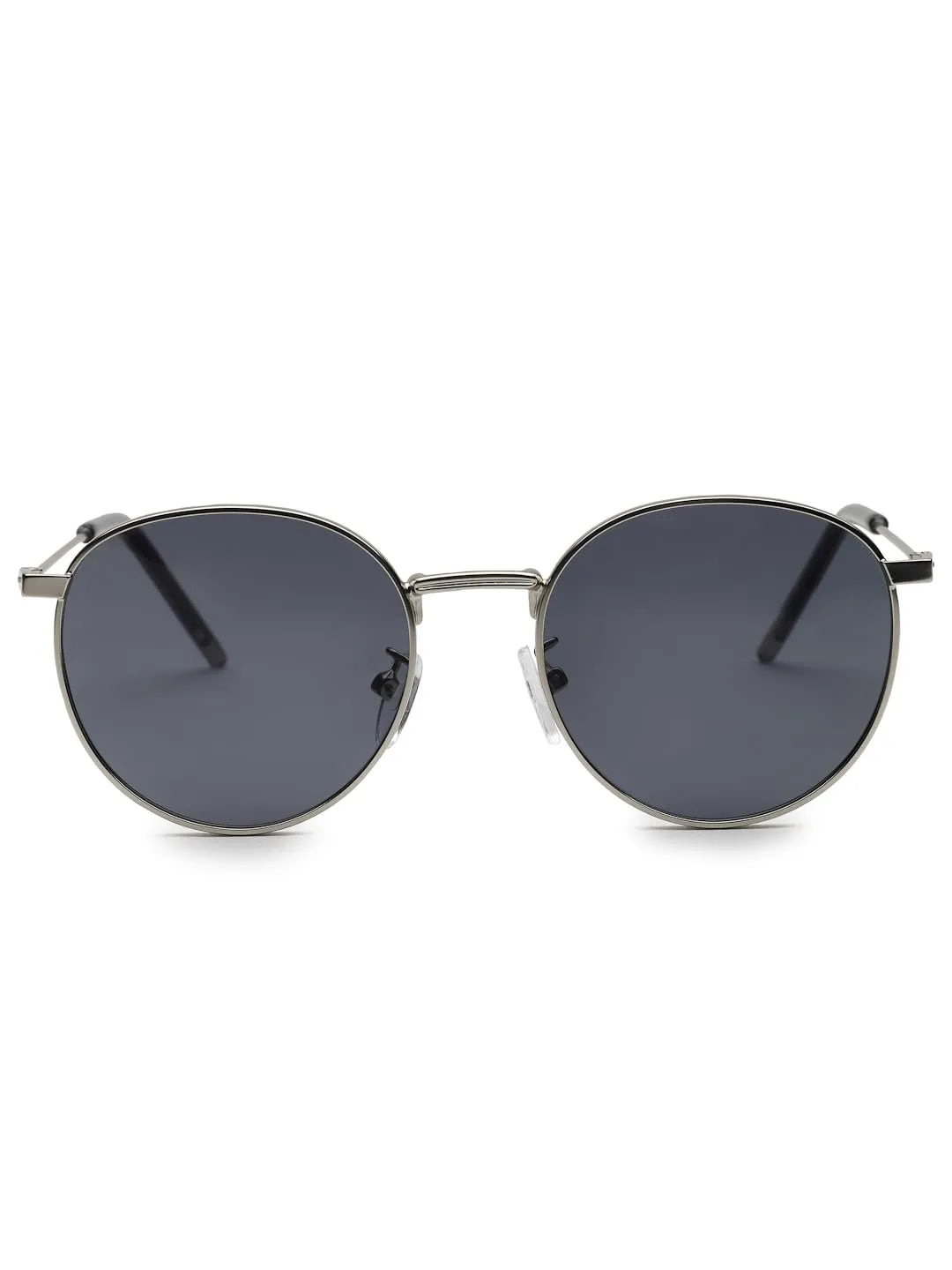 Chronis | Grey Medium Full Rim Oval Sunglasses for Kids [UV-protected]