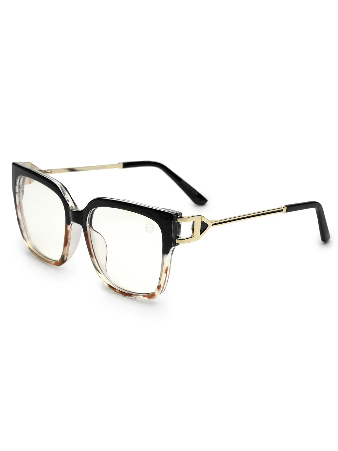 DayLight | Transparent/Purple Large Full Rim Square Sunglasses for Men & Women [Photochromic]