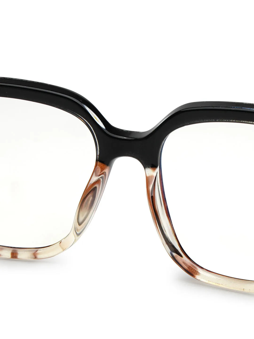 DayLight | Transparent/Purple Large Full Rim Square Sunglasses for Men & Women [Photochromic]