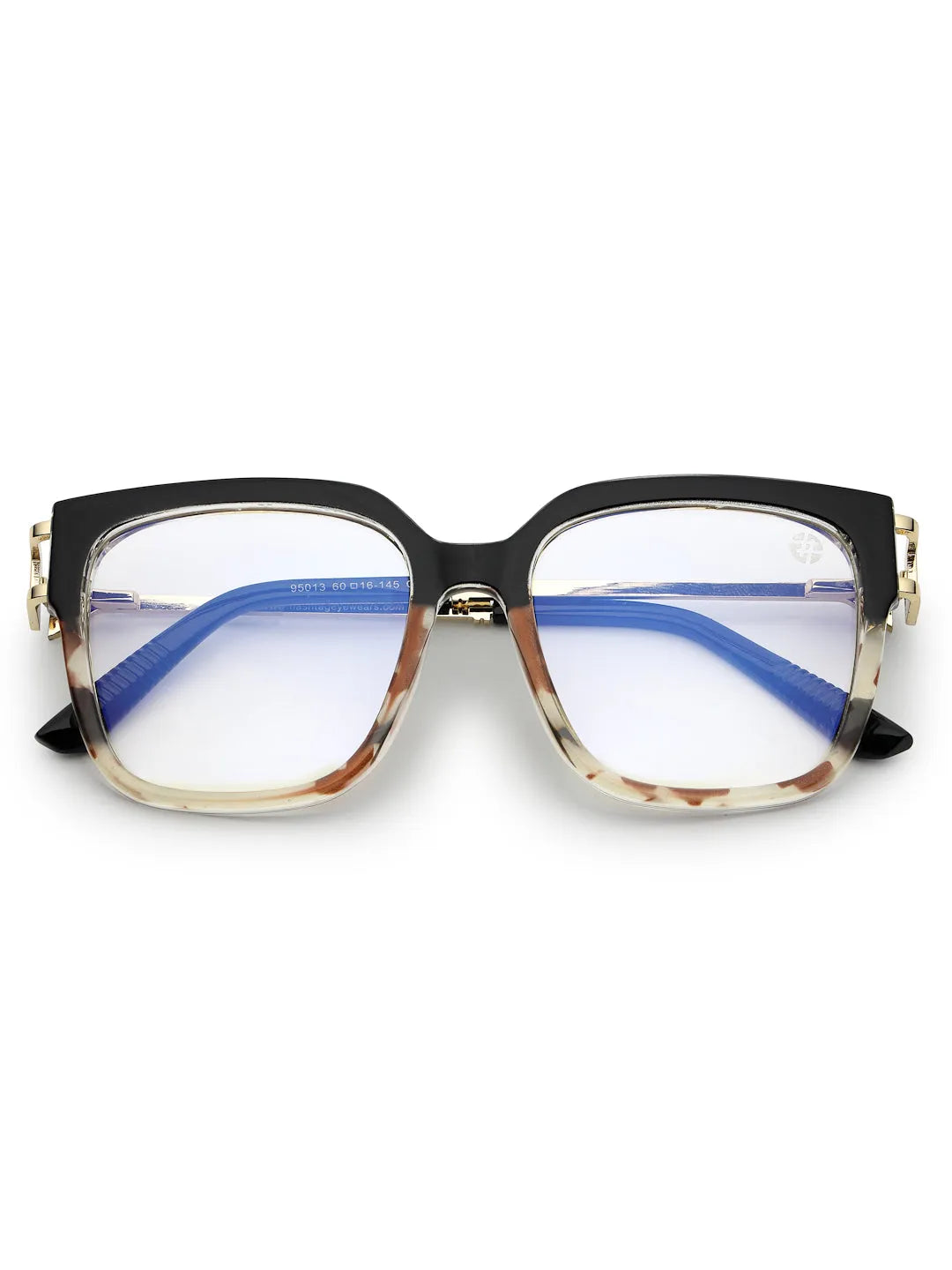 DayLight | Transparent/Purple Large Full Rim Square Sunglasses for Men & Women [Photochromic]