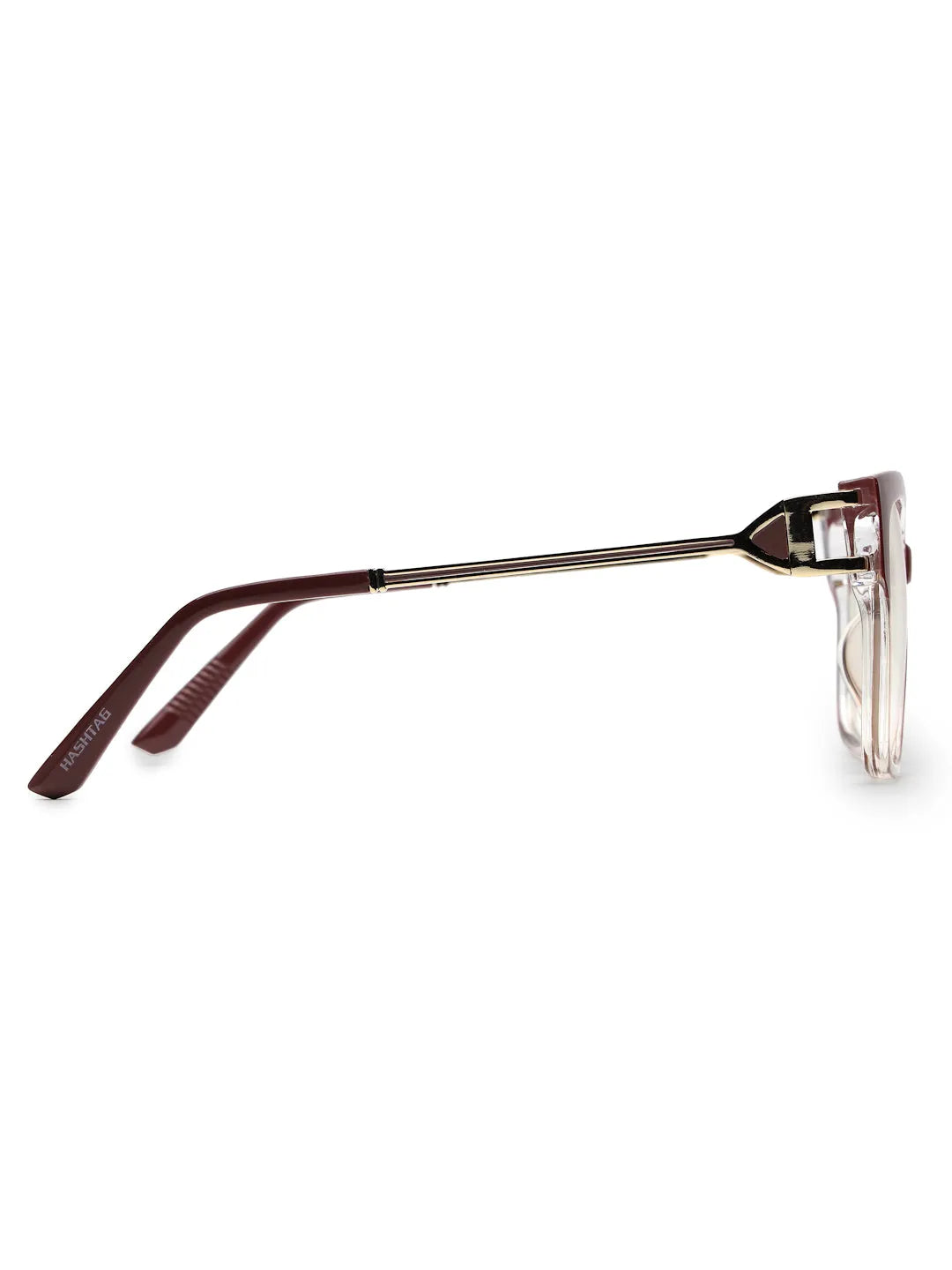 DayLight | Transparent/Brown Large Full Rim Square Sunglasses for Men & Women [Photochromic]