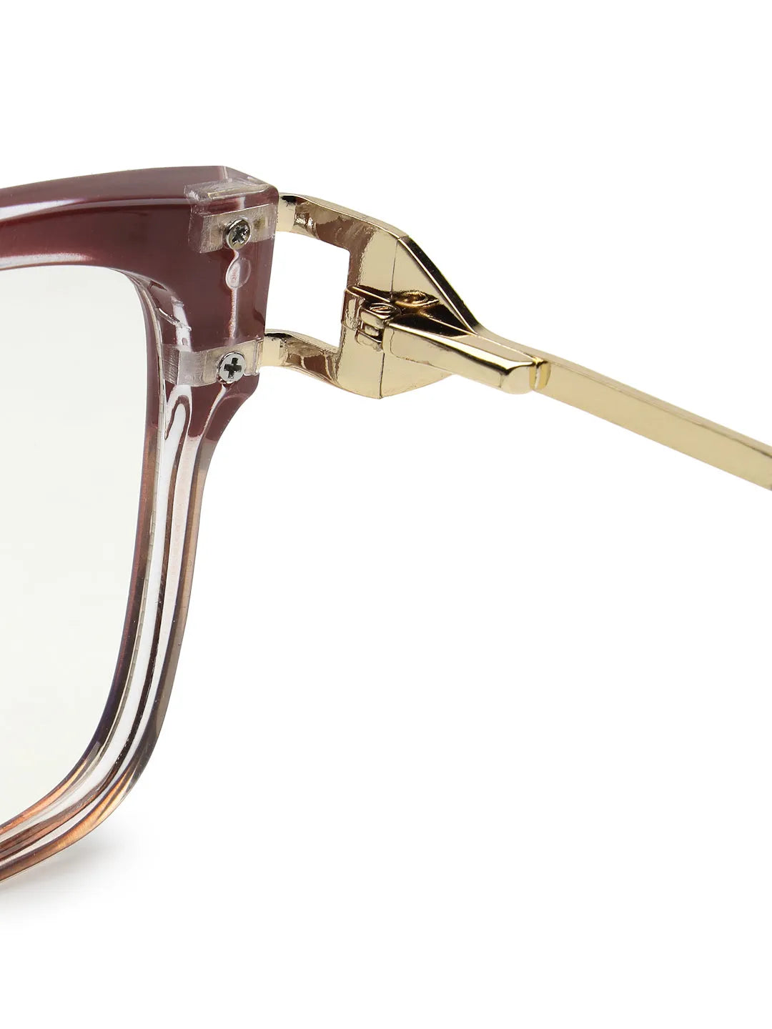 DayLight | Transparent/Brown Large Full Rim Square Sunglasses for Men & Women [Photochromic]