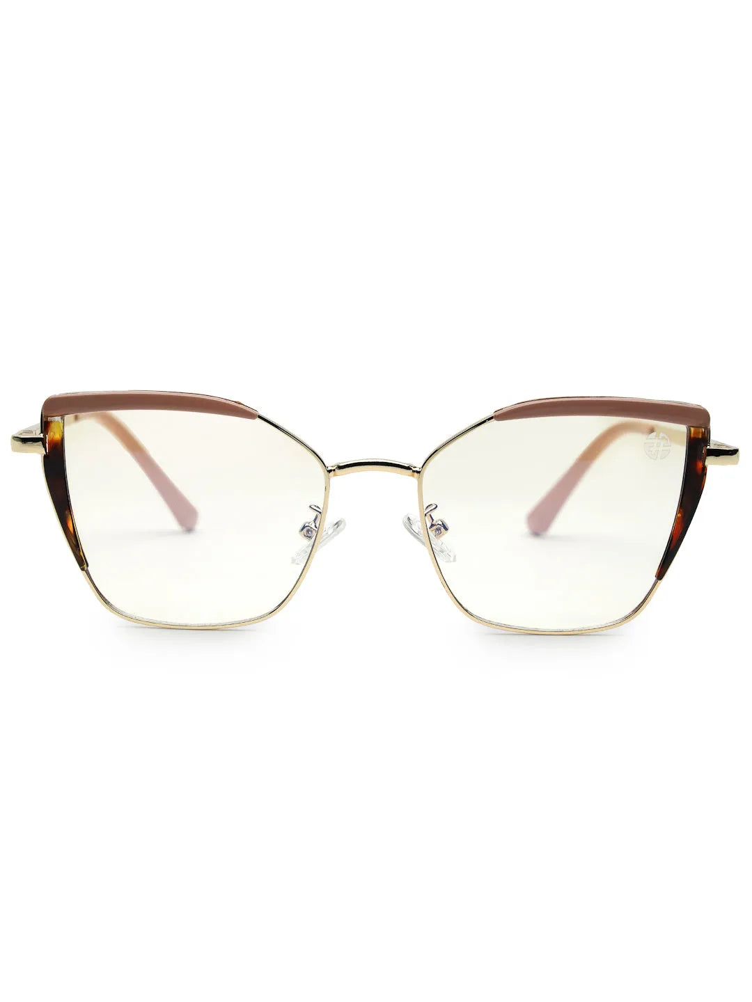 Swit | Pink, Hawana & Golden Large Full Rim Cateye Sunglasses for Women [Photochromic]