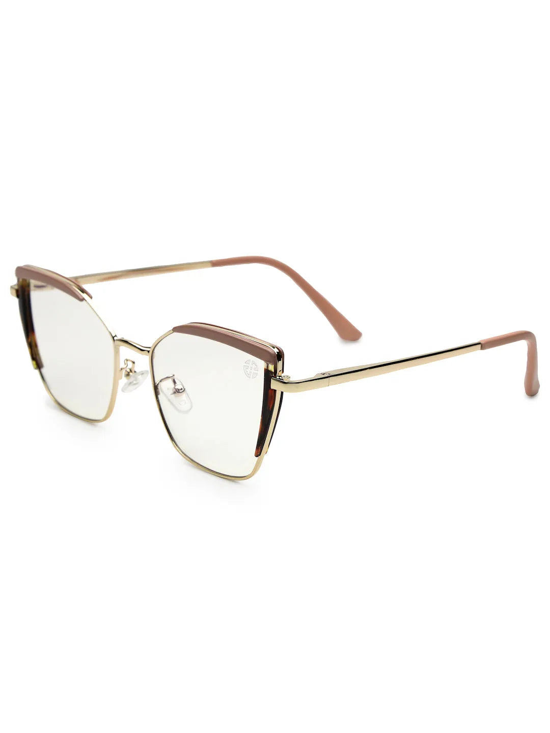 Swit | Pink, Hawana & Golden Large Full Rim Cateye Sunglasses for Women [Photochromic]