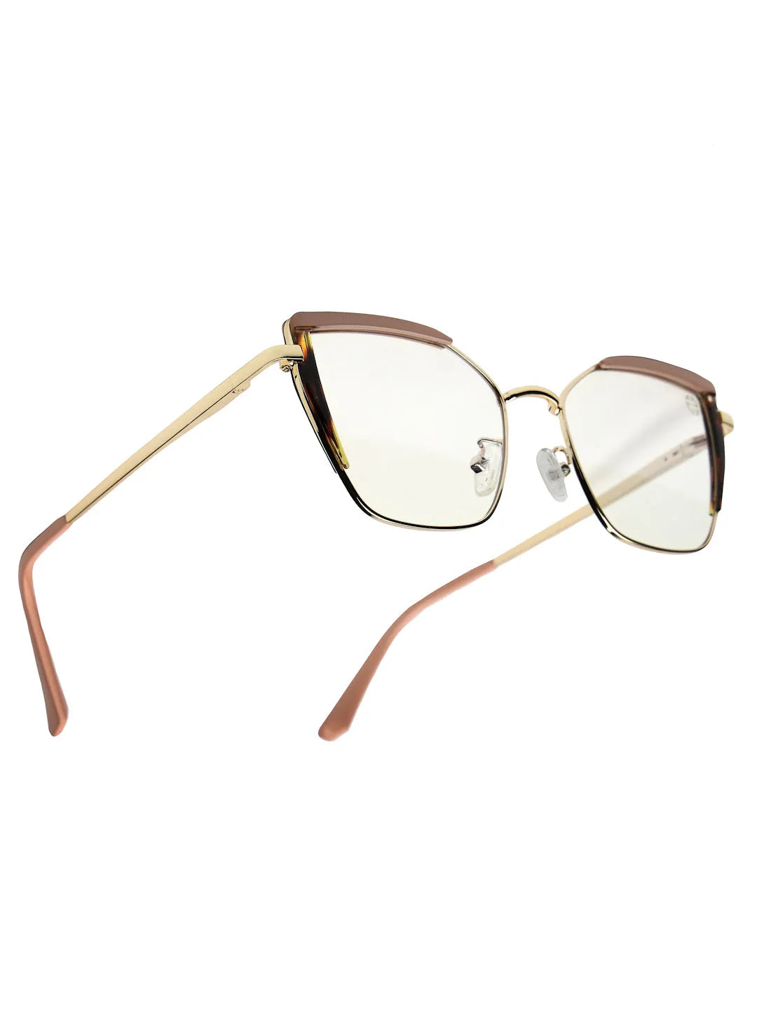 Swit | Pink, Hawana & Golden Large Full Rim Cateye Sunglasses for Women [Photochromic]