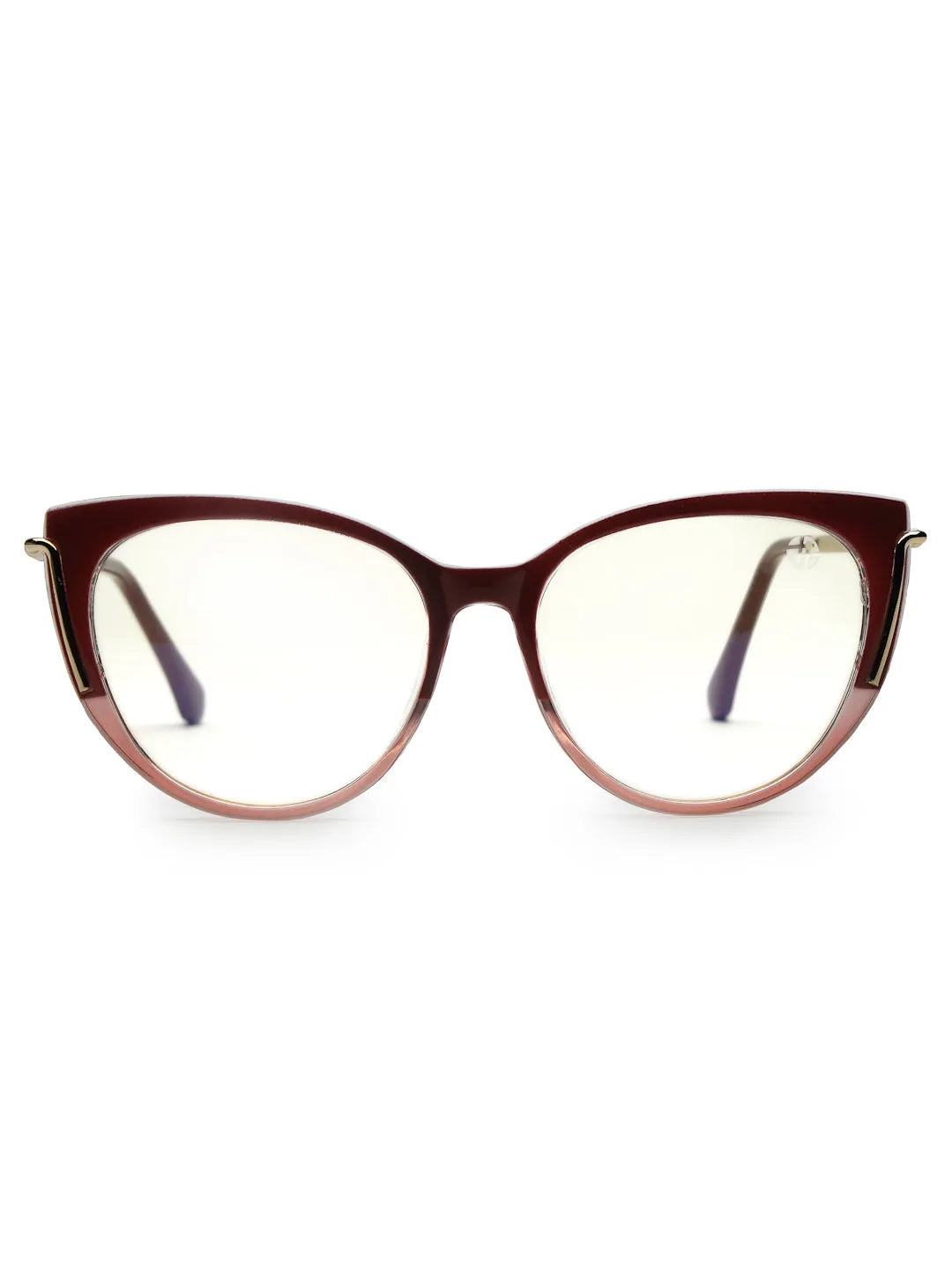 Lythion | Pink Large Full Rim Cateye Sunglasses for Women [Photochromic]