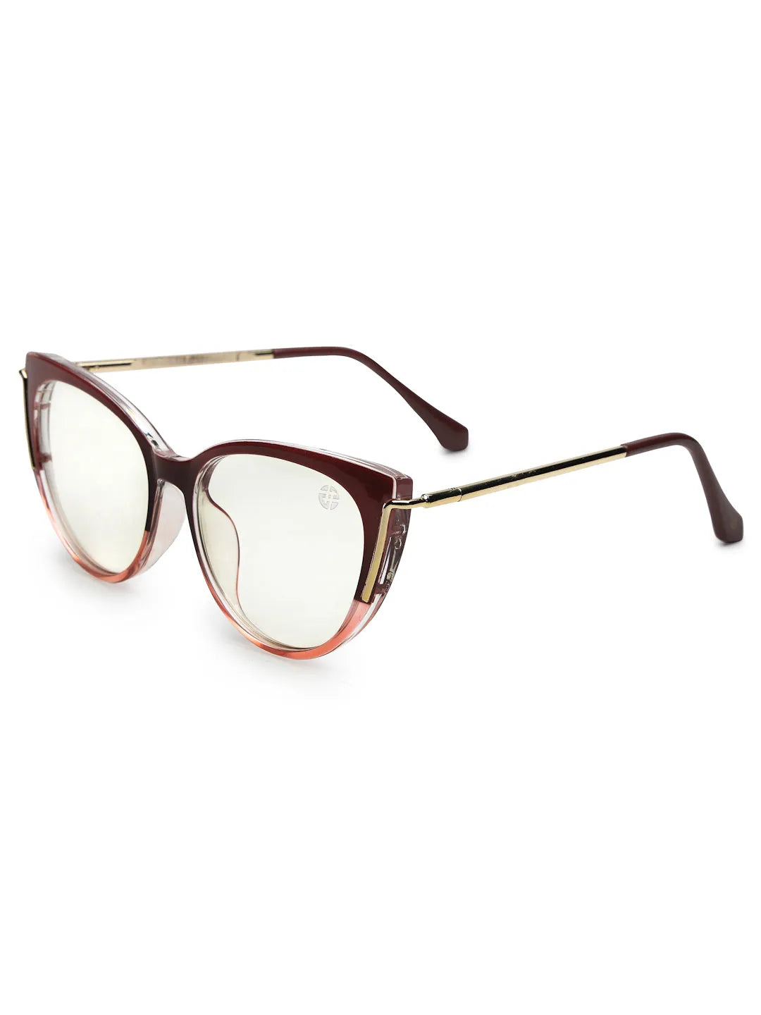 Lythion | Pink Large Full Rim Cateye Sunglasses for Women [Photochromic]