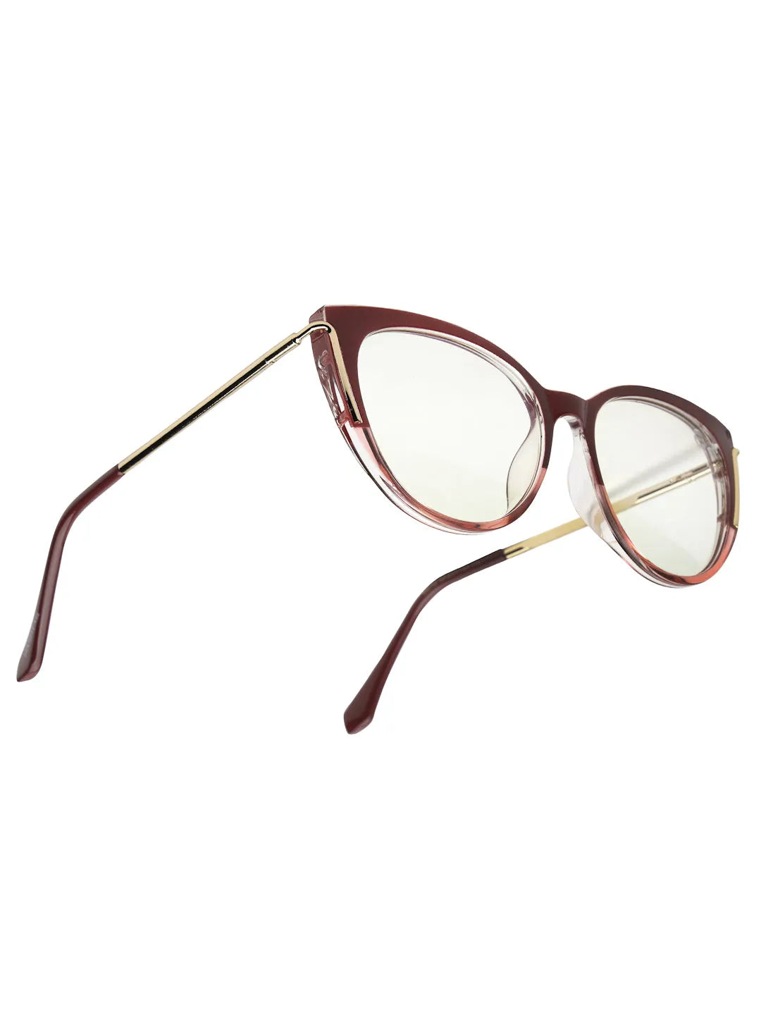 Lythion | Pink Large Full Rim Cateye Sunglasses for Women [Photochromic]