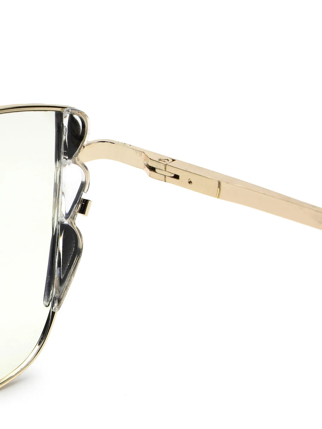 Astralor | Golden & Black Medium Full Rim Cateye Sunglasses for Women [Photochromic]